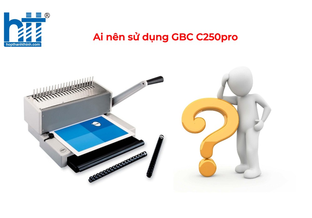 Hợp thành thịnh - Máy đóng sách xoắn nhựa GBC C250pro