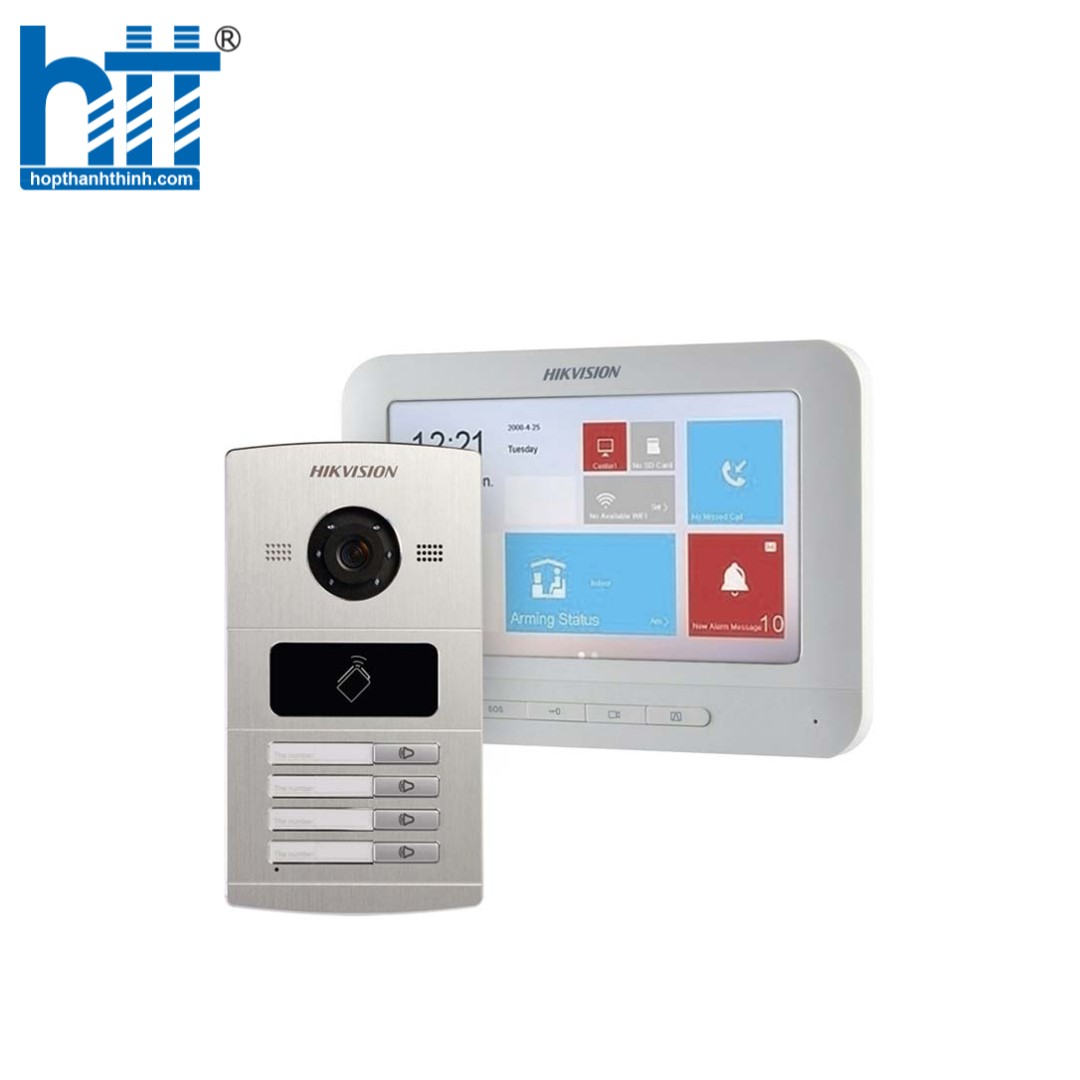 Hợp thành thịnh - Camera Chuông cửa IP Hikvision DS-KV8402-IM 4 Cổng