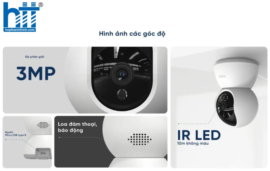 Hợp thành thịnh - Camera Dạng Vòm LINKSYS LCAD03VLNOD 1080p 3MP