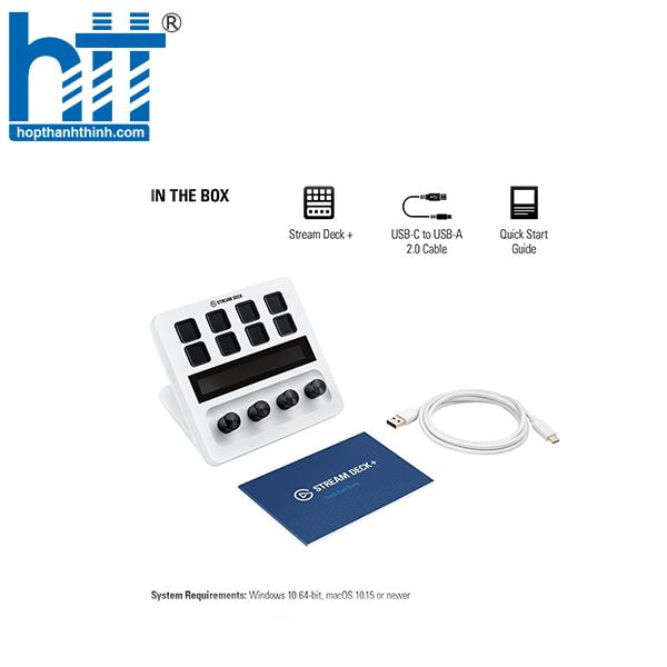 Hợp Thành Thịnh - Thiết bị Stream Elgato Stream Deck+ White (10GBD9911)