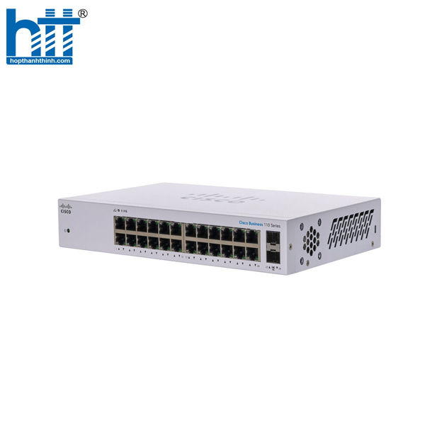 Switch Cisco CBS110-24T-EU Gigabit 1000Mbps / 26 Cổng/ 2 SFP Switch Cisco CBS110-24T-EU Gigabit 1000Mbps / 26 Cổng/ 2 SFP