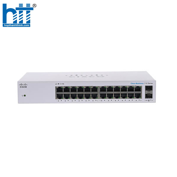 Switch Cisco CBS110-24T-EU Gigabit 1000Mbps / 26 Cổng/ 2 SFP Switch Cisco CBS110-24T-EU Gigabit 1000Mbps / 26 Cổng/ 2 SFP