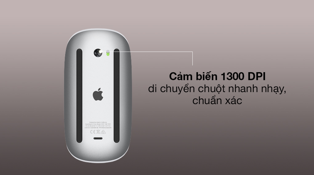 Cảm biến chuột nhạy bén - Chuột Bluetooth Apple MK2E3 Trắng