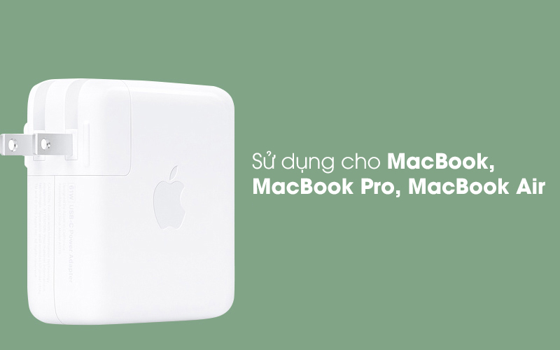 Dùng cho MacBook, MacBook Pro, MacBook Air - Adapter Sạc Type-C 87W Apple MNF82 Trắng
