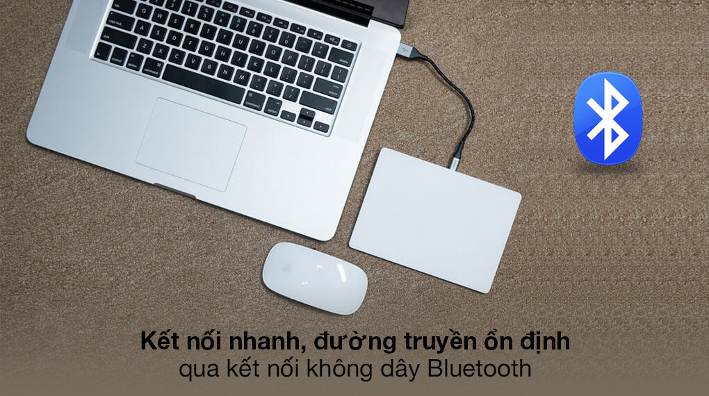 Kết nối bluetooth - Chuột Bluetooth Apple MK2E3 Trắng
