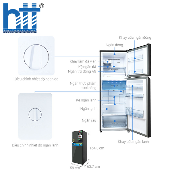 HỢP THÀNH THỊNH - Tủ lạnh Panasonic Inverter 306 lít NR-TV341VGMV
