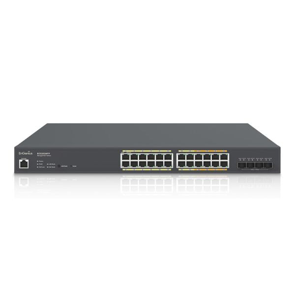 Switch PoE+ EnGenius ECS2528FP tốc độ 10G