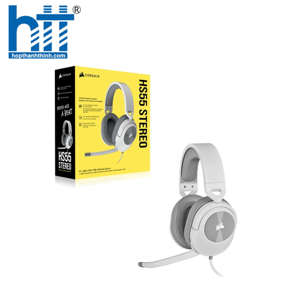 Hợp Thành Thịnh - Tai nghe Corsair HS55 Surround White