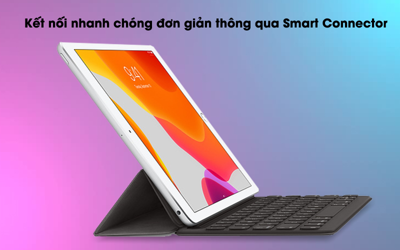 Bàn phím Smart Keyboard iPad 10.2 - Kết nối