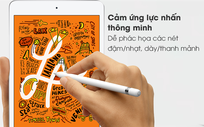 Bút cảm ứng Apple Pencil Gen 1 - Cảm ứng lực nhấn