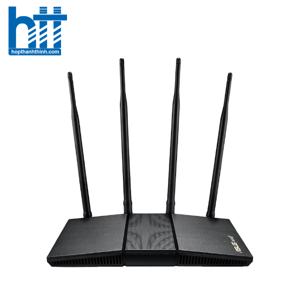 Hợp Thành Thịnh - Bộ phát wifi 6 Asus RT-AX1800HP MU-MIMO (Chuẩn AX/ AX1800Mbps/ 4 Ăng-ten ngoài/ Wifi Mesh/ 35 User)Bộ phát wifi 6 Asus RT-AX1800HP MU-MIMO (Chuẩn AX/ AX1800Mbps/ 4 Ăng-ten ngoài/ Wifi Mesh/ 35 User)