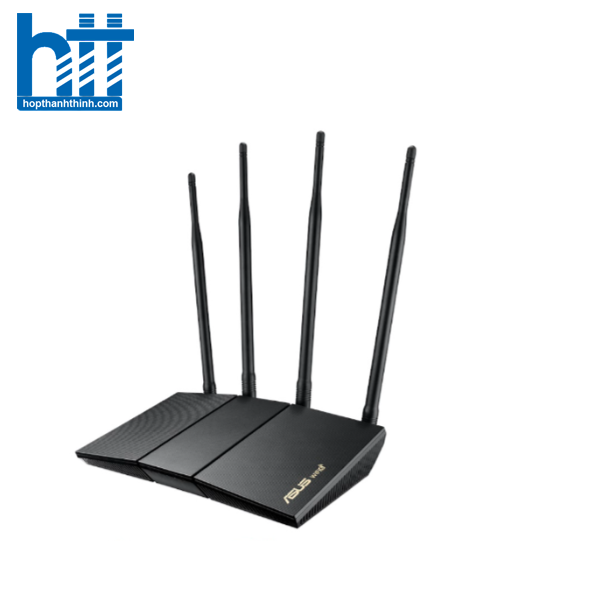 Hợp Thành Thịnh - Bộ phát wifi 6 Asus RT-AX1800HP MU-MIMO (Chuẩn AX/ AX1800Mbps/ 4 Ăng-ten ngoài/ Wifi Mesh/ 35 User)Bộ phát wifi 6 Asus RT-AX1800HP MU-MIMO (Chuẩn AX/ AX1800Mbps/ 4 Ăng-ten ngoài/ Wifi Mesh/ 35 User)