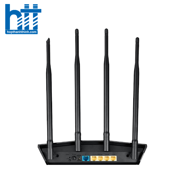 Hợp Thành Thịnh - Bộ phát wifi 6 Asus RT-AX1800HP MU-MIMO (Chuẩn AX/ AX1800Mbps/ 4 Ăng-ten ngoài/ Wifi Mesh/ 35 User)Bộ phát wifi 6 Asus RT-AX1800HP MU-MIMO (Chuẩn AX/ AX1800Mbps/ 4 Ăng-ten ngoài/ Wifi Mesh/ 35 User)