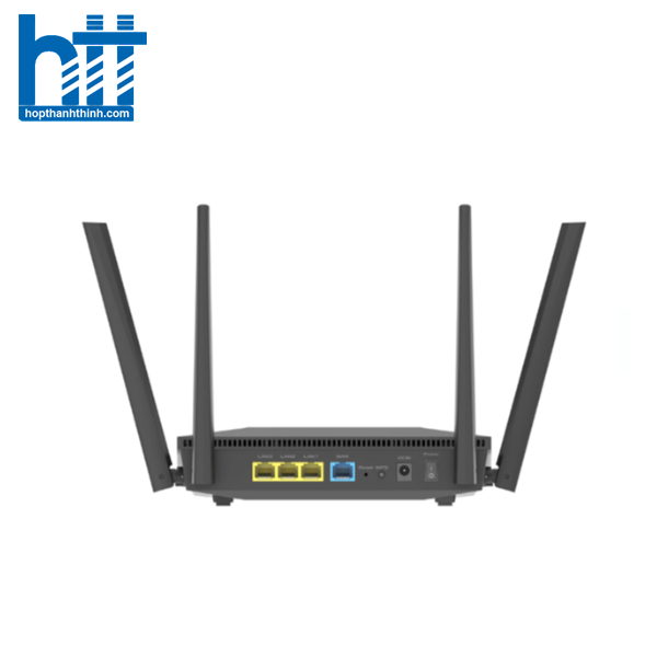 Hợp Thành Thịnh - Bộ phát wifi 6 Asus RT-AX52 (Chuẩn AX/ AX1800Mbps/ 4 Ăng-ten ngoài/ Wifi Mesh/ 35 User)