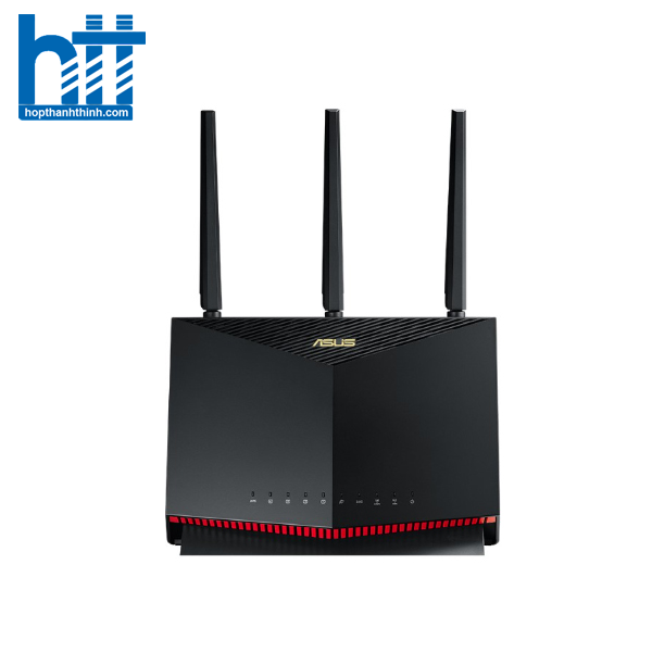 Hợp Thành Thịnh - Bộ phát wifi 6 Asus RT-AX86U Pro (Chuẩn AX/ AX5700Mbps/ 3 Ăng-ten ngoài/ Wifi Mesh/ Dưới 80 User)