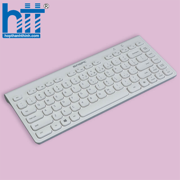 Hợp Thành Thịnh - Bộ bàn phím và chuột không dây SingPC WKB-L264CB Trắng