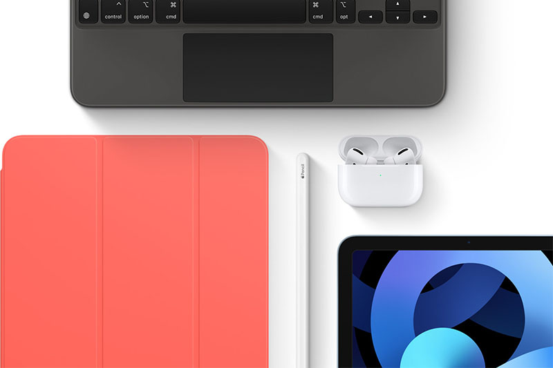 iPad Air 4 |  Có thể kết nối với Apple Pencil 2 hay Magic Keyboard