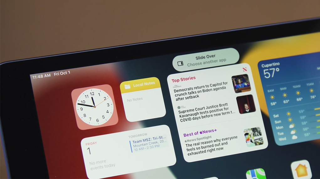 Hệ điều hành iPadOS 15 - iPad 9 WiFi Cellular 256GB