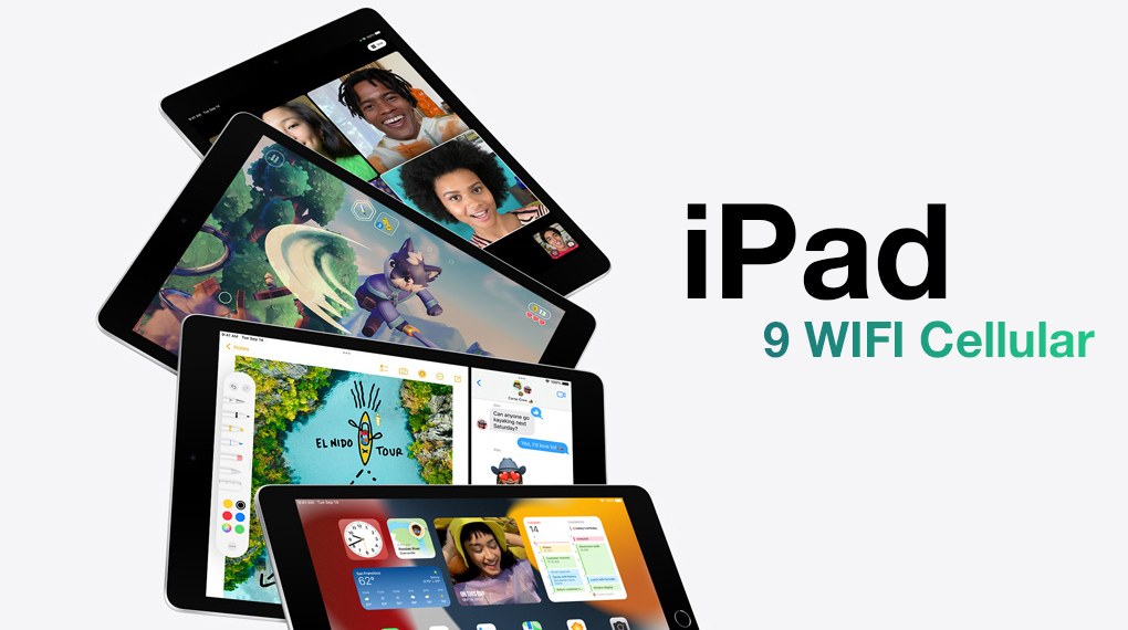 Thiết kế nhỏ gọn - iPad 9 WiFi Cellular 64GB Thiết kế nhỏ gọn - iPad 9 WiFi Cellular 64GB