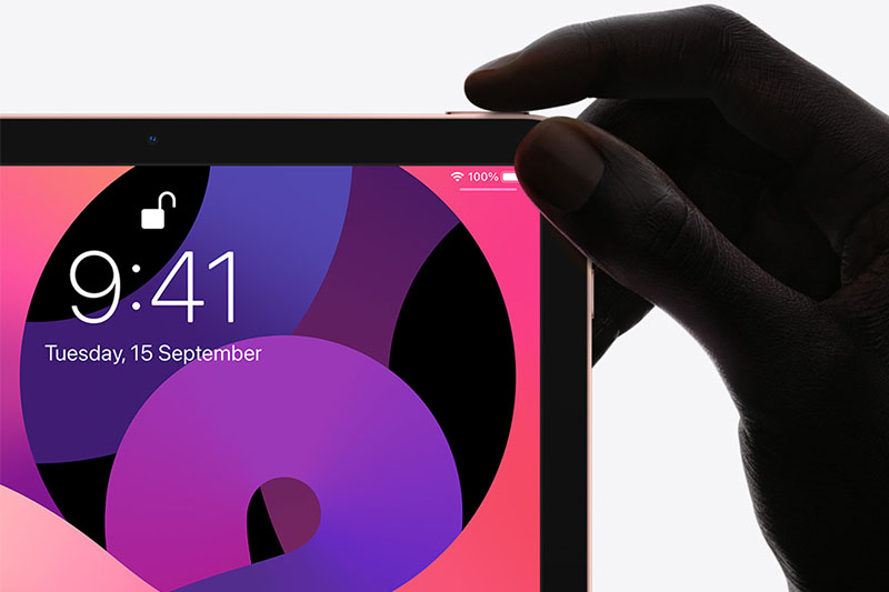 iPad Air 4 | Lượt bỏ nút Home, tích hợp Touch ID trên nút nguốn