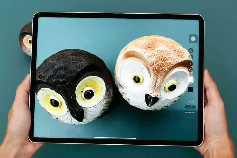 iPad Pro M1 12.9 inch WiFi Cellular 256GB (2021) | Giao diện chụp ảnh