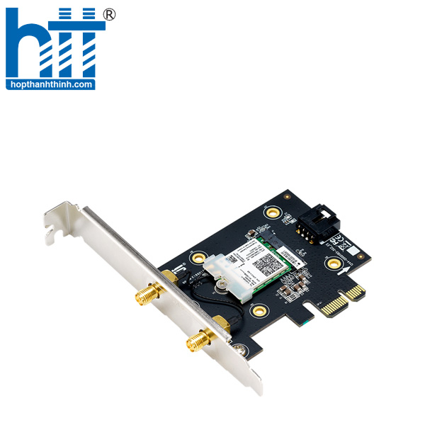 Hợp Thành Thịnh - Card mạng Wifi 6 PCI Asus PCE-AX3000 Chuẩn AX3000 (Tray)