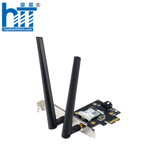 Hợp Thành Thịnh - Card mạng Wifi 6 PCI Asus PCE-AX3000 Chuẩn AX3000 (Tray)