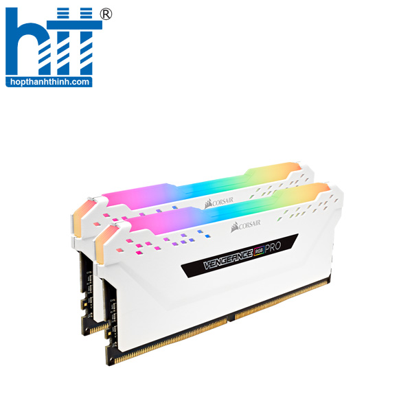 Hợp Thành Thịnh - RAM Corsair Vengeance RGB Pro White 16GB (2x8GB) 3200MHz (CMW16GX4M2E3200C16W)