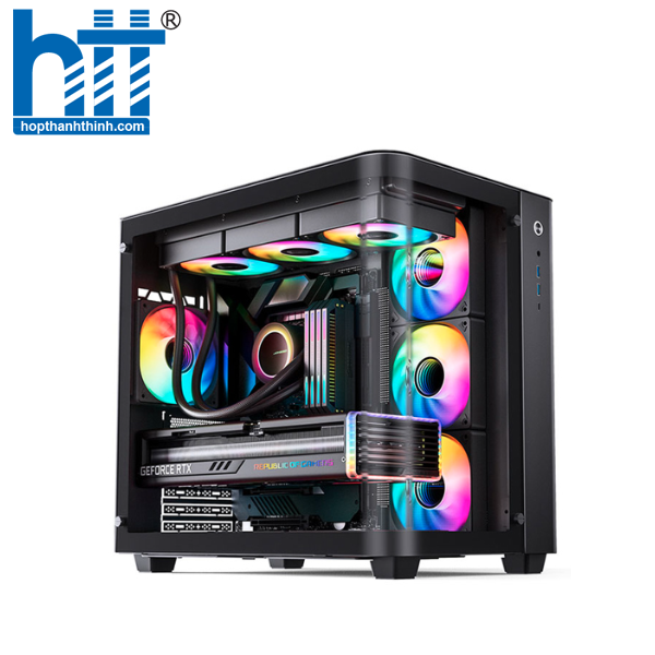 Hợp Thành Thịnh - Vỏ máy tính JONSBO TK-3 Black (Mid Tower/ ATX/ Đen)