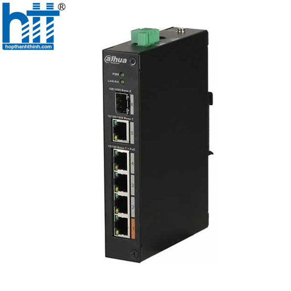 HỢP THÀNH THỊNH - Switch PoE 4 port Dahua DH-PFS3106-4ET-60