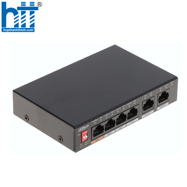 HỢP THÀNH THỊNH - Switch POE 6 cổng 10/100Mbps DAHUA DH-PFS3006-4ET-60