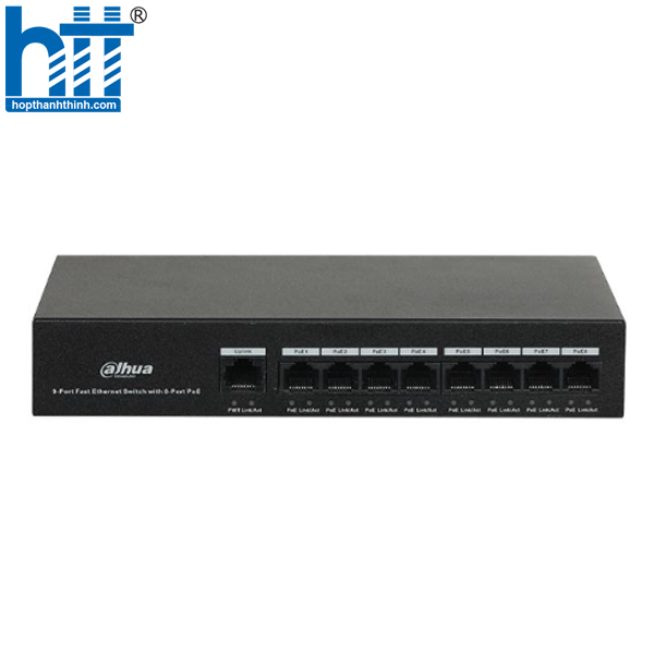 HỢP THÀNH THỊNH - Switch POE 8 cổng DAHUA DH-PFS3009-8ET-65