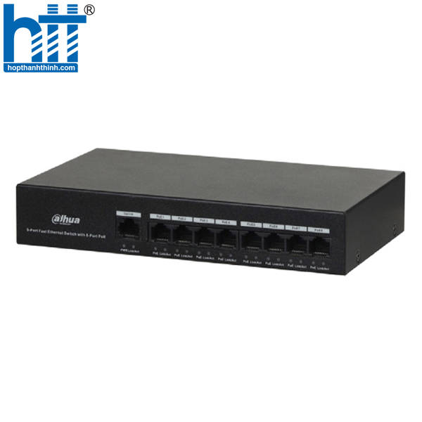 HỢP THÀNH THỊNH - Switch POE 8 cổng DAHUA DH-PFS3009-8ET-65