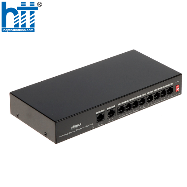 HỢP THÀNH THỊNH - Switch PoE 8 port DAHUA DH-PFS3010-8ET-65 tốc độ nhanh