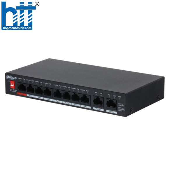 HỢP THÀNH THỊNH - Switch PoE 8 port DAHUA DH-PFS3010-8ET-96