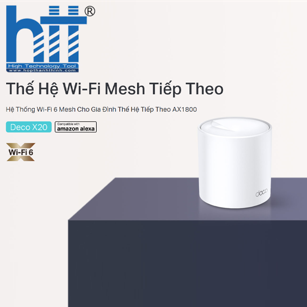 Router Wifi Mesh TP-Link Deco X20 1-pack WIFI 6 AX180-Hợp Thành Thịnh