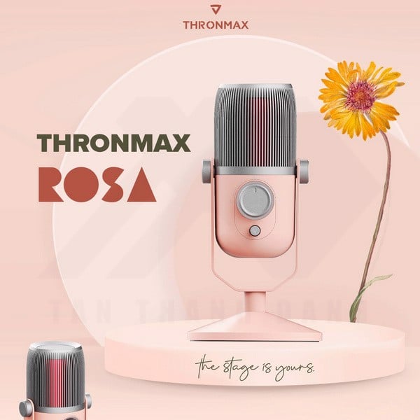 GEARVN Microphone Thronmax Mdrill Zero M4 Rosa