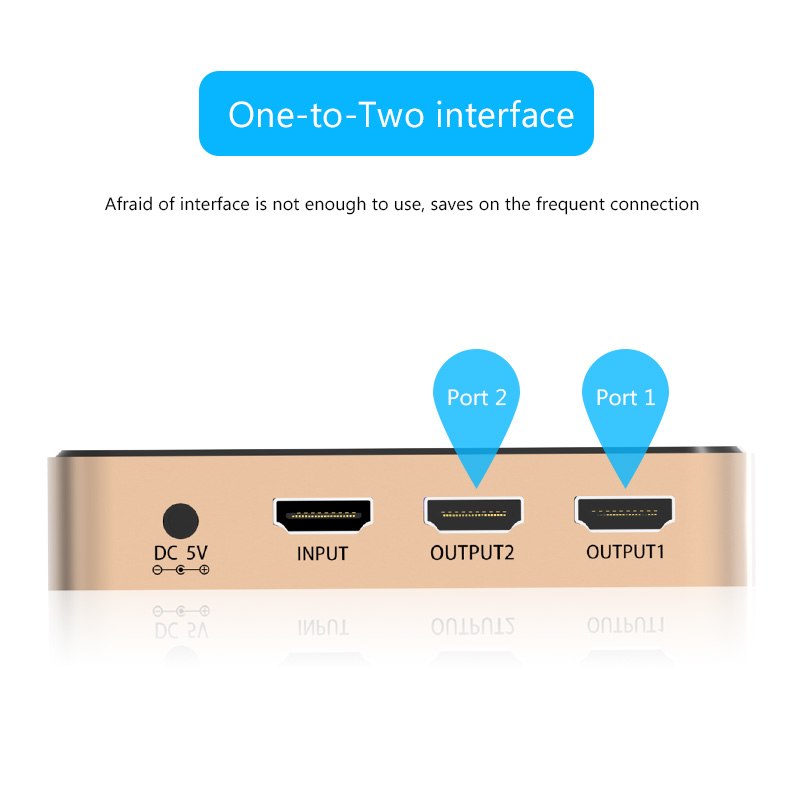 Hợp Thành Thịnh - Bộ chia HDMI 1 ra 2 Vention ACBGO