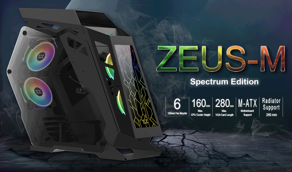 Vỏ Case Xigmatek ZEUS M Spectrum Edition EN44023