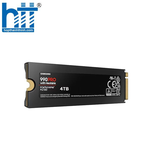 Hà Hưng - ổ cứng SSD Samsung 990 PRO 4TB Heatsink M.2 NVMe(MZ-V9P4T0CW)