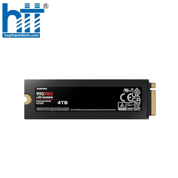 Hà Hưng - ổ cứng SSD Samsung 990 PRO 4TB Heatsink M.2 NVMe(MZ-V9P4T0CW)