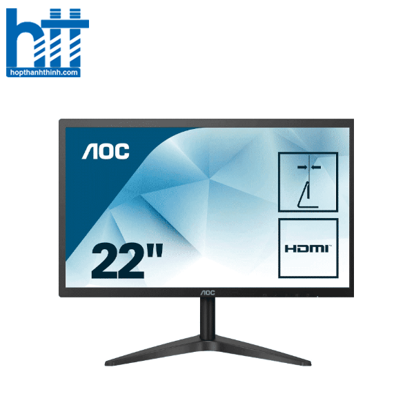 Hợp Thành Thịnh - Màn hình AOC 22B1HS/74 (21.5inch/FHD/IPS/VGA+HDMI/250nits/60Hz/5ms/HDMI+VGA)