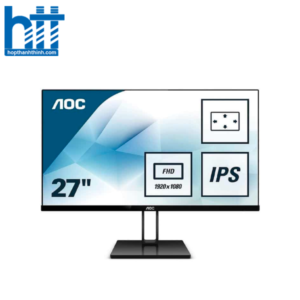 Hợp Thành Thịnh - Màn hình AOC 27V2Q/74 (27 inch/ FHD/IPS/75Hz/5ms/250 nits/HDMI+DP)