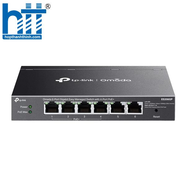 TP-Link Omada ES206GP – Cấp nguồn & dữ liệu 1 dây