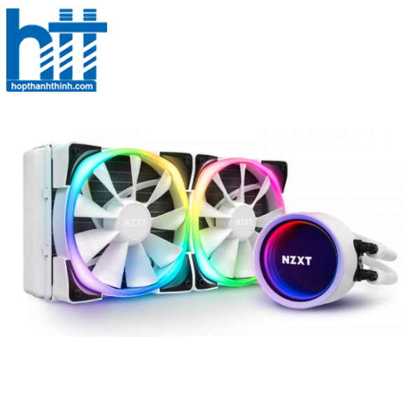 Hợp Thành Thịnh - Tản nhiệt nước CPU NZXT Kraken X53 RGB - 240mm White (RL-KRX53-RW) 