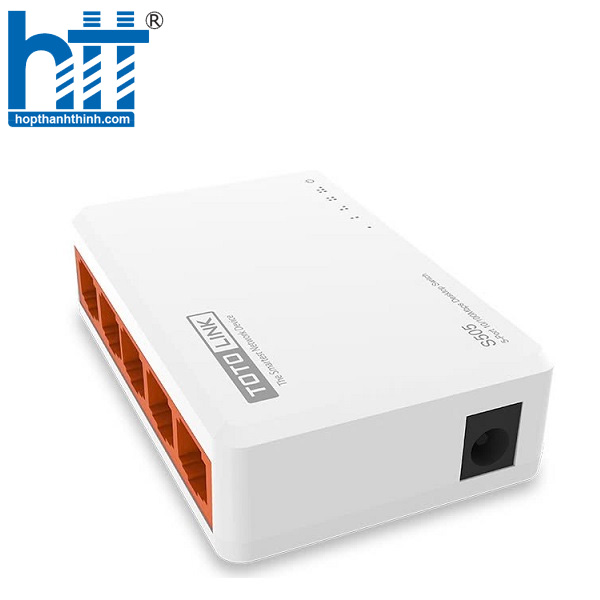 Hợp Thành Thịnh - Switch Totolink S505_V5 (10/100Mbps/ 5 Cổng/ Vỏ Nhựa) Hợp Thành Thịnh - Switch Totolink S505_V5 (10/100Mbps/ 5 Cổng/ Vỏ Nhựa)