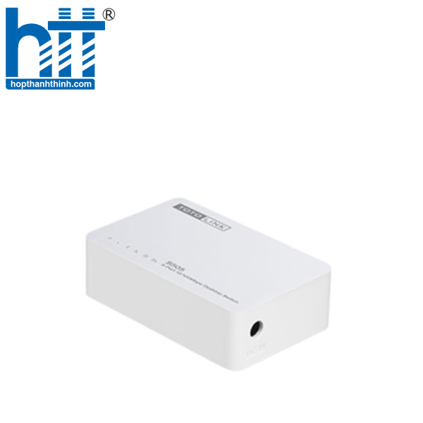 Hợp Thành Thịnh - Switch Totolink S505_V5 (10/100Mbps/ 5 Cổng/ Vỏ Nhựa) Hợp Thành Thịnh - Switch Totolink S505_V5 (10/100Mbps/ 5 Cổng/ Vỏ Nhựa)