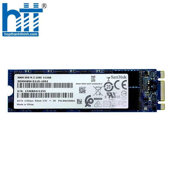 Hợp Thành Thịnh - SSD SanDisk 512GB SD9SN8W M.2 SATA 6Gbps