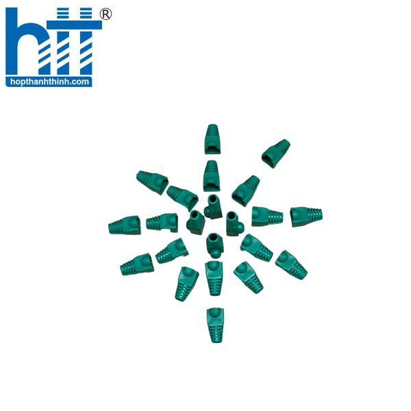 Hợp Thành Thịnh - Đầu chụp Modular Plug Boot Color Cat5 Có tai Crytal Green