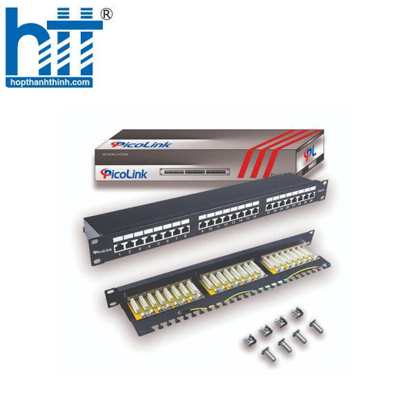 Hợp Thành Thịnh - Patch Panel Cat5 24 port 1U PicoLink